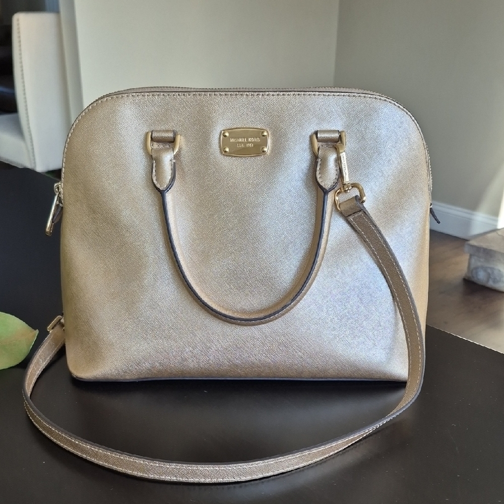Michael Kors Metallic Gold Shoulder Bag